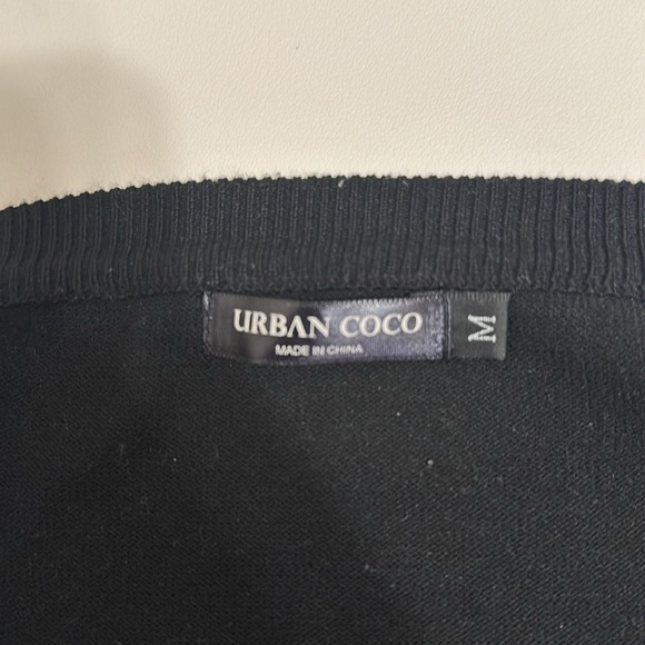 Black 3/4 three quarter sleeve button cardigan - Picture 7 of 8